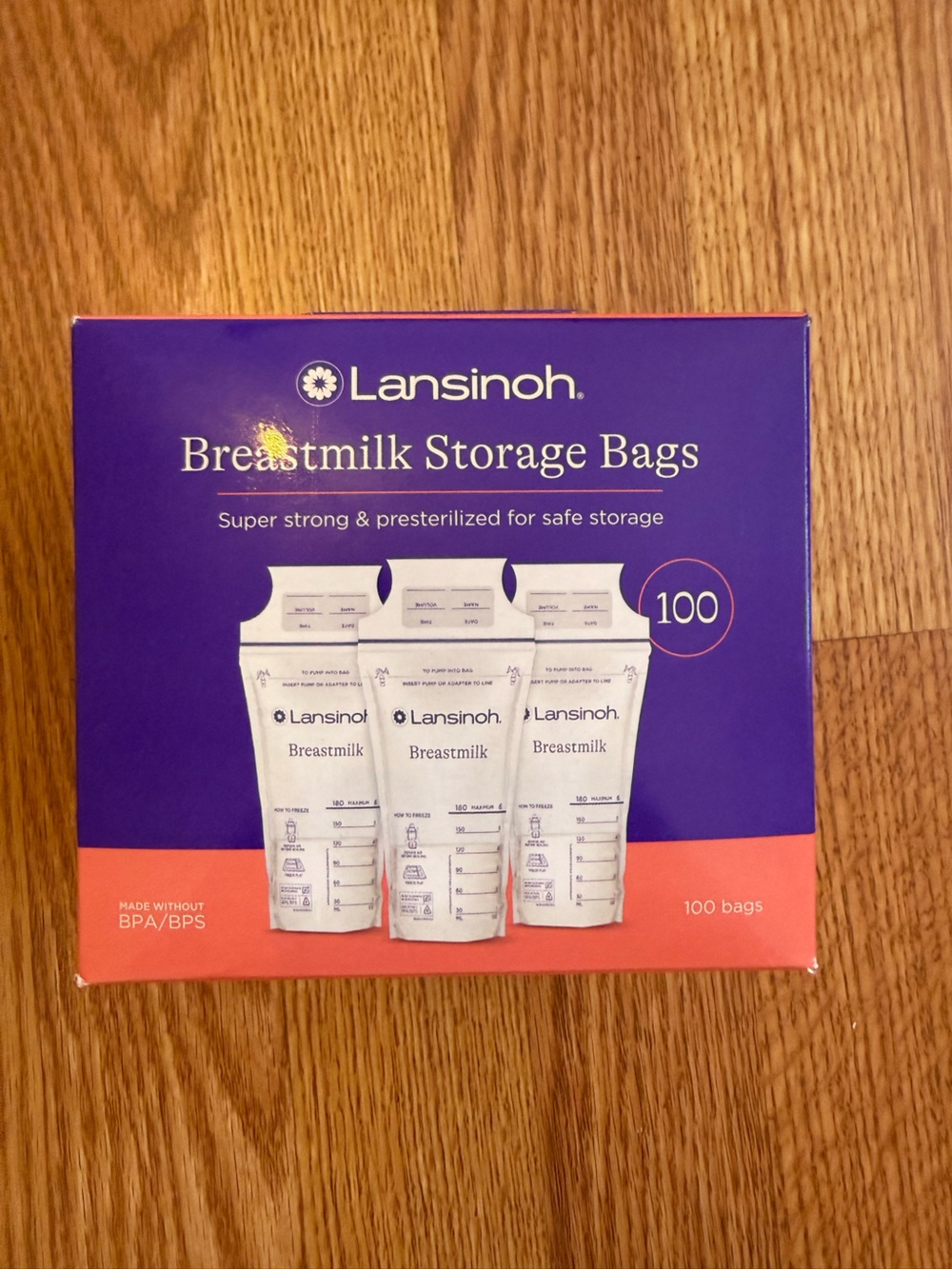 Lansinoh Breastmilk Storage Bags - 100 count